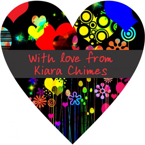 Heart brights on black