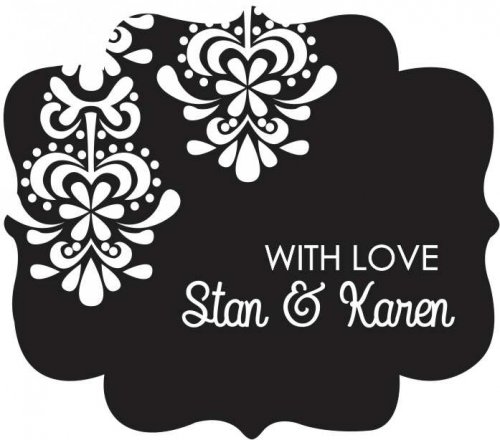 Damasc corner black & white