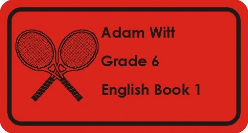 Tennis rackets on red