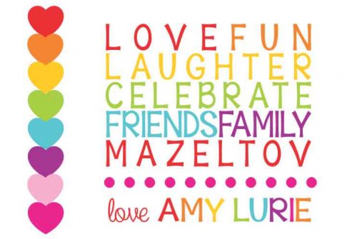 Mazeltov love fun laughter