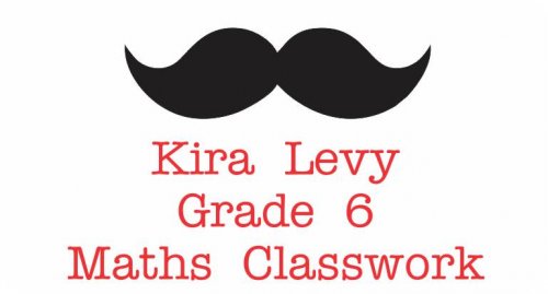 Mustache red text on white