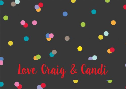 Bright dots on black