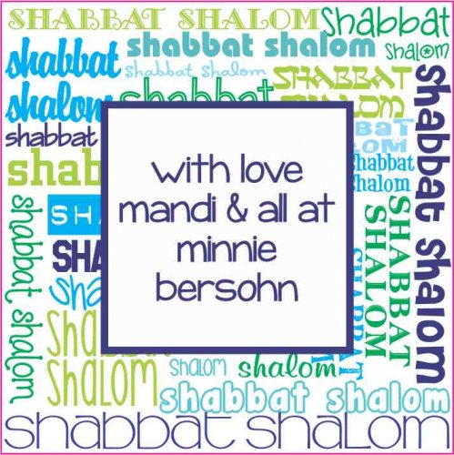 Shabbat Shaloms blue & green