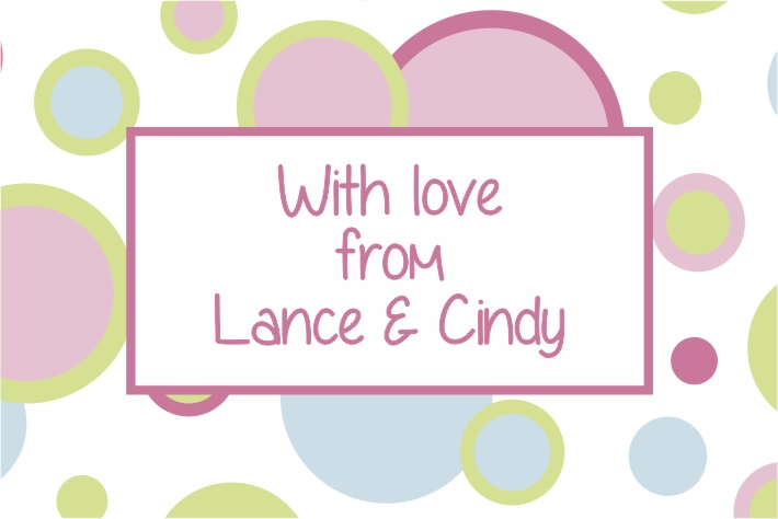 Pastel bubbles border