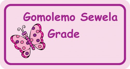 Butterfly pink/purple on lilac