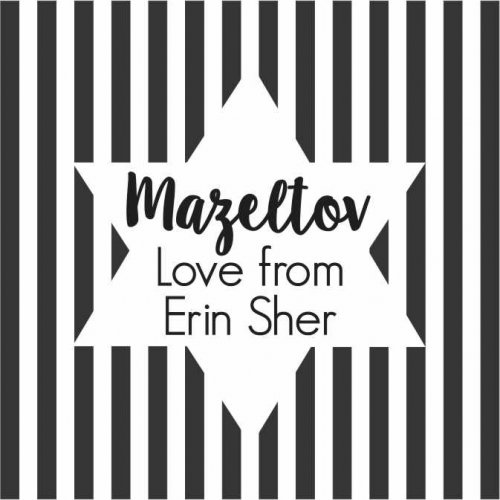 Mazeltov black n white stripes