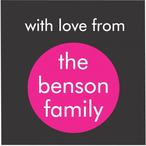 Big bubble pink & black