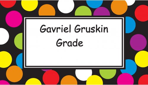 Border bubbles brights