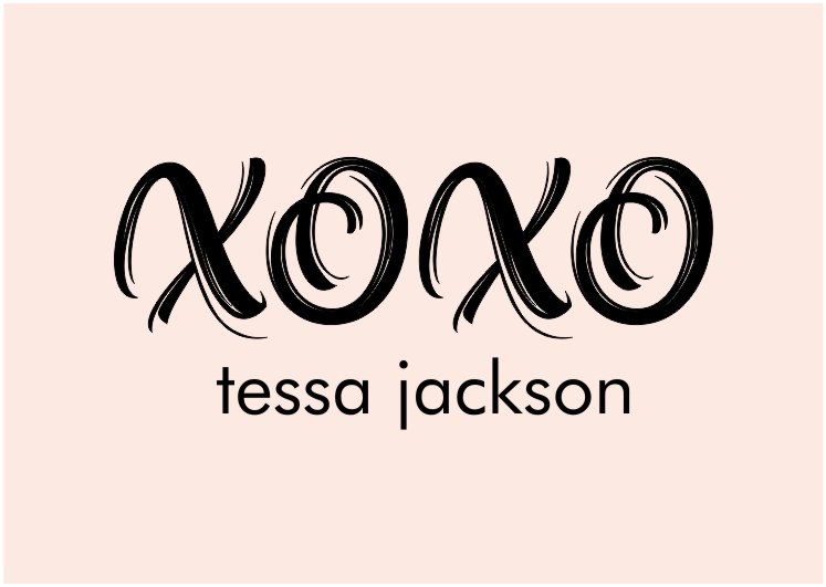 Painted XOXO Rectangle