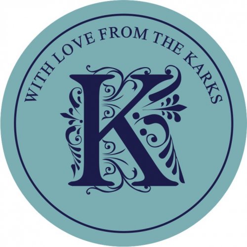 Monogram smart navy on blue