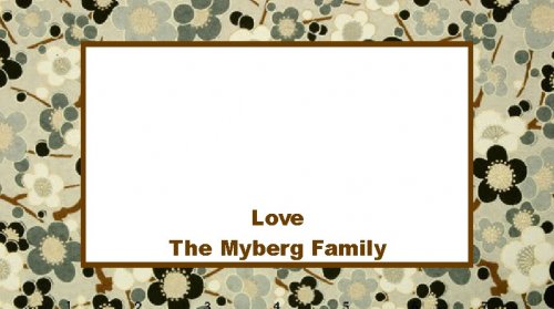 Border flowers khakis