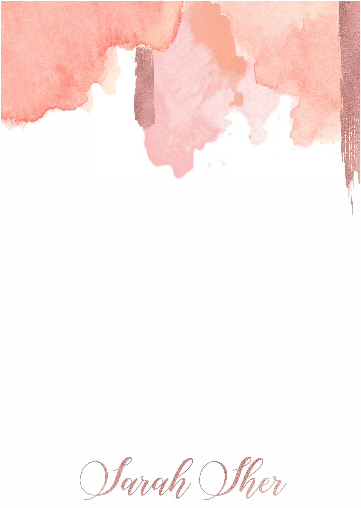 Watercolour Blush Top