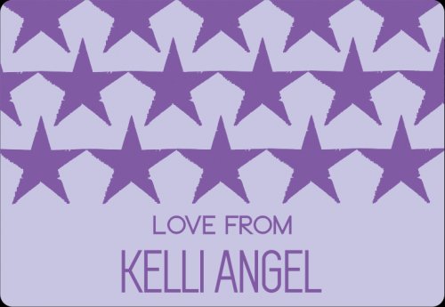 Rows of stars purple