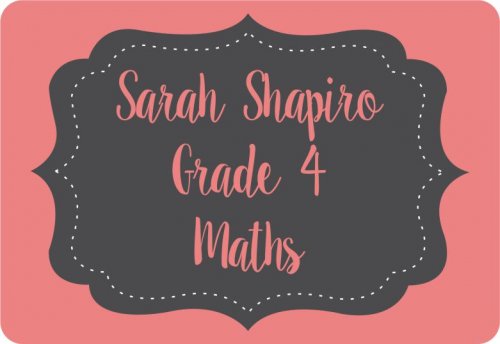 Chalk frame on peach