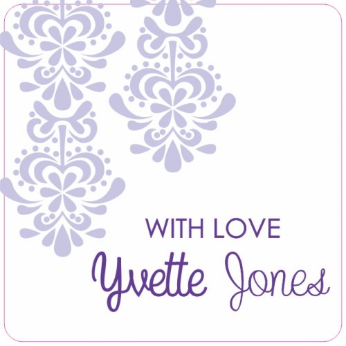 Damasc corner purple