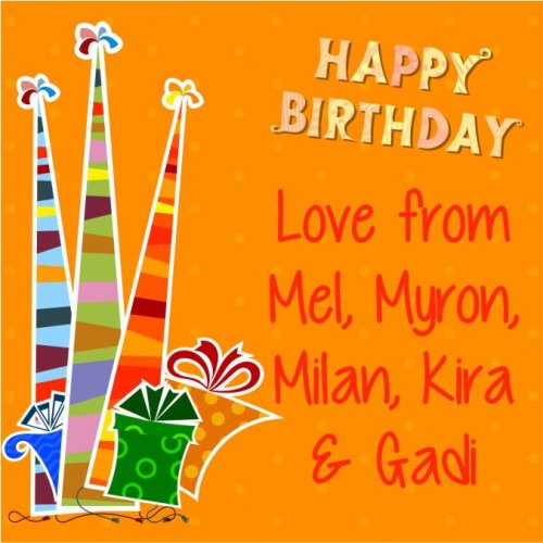 Happy birthday orange