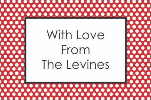 Mini dots border red