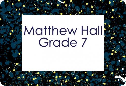 Paint splatter yellow