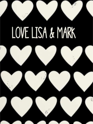 hearts white on black