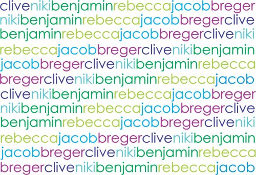 Names blues & greens