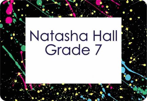 Paint splatter black