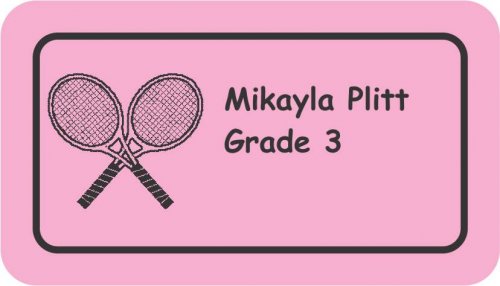 Tennis rackets on pink