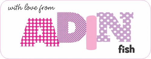 Fun font patterned pinks