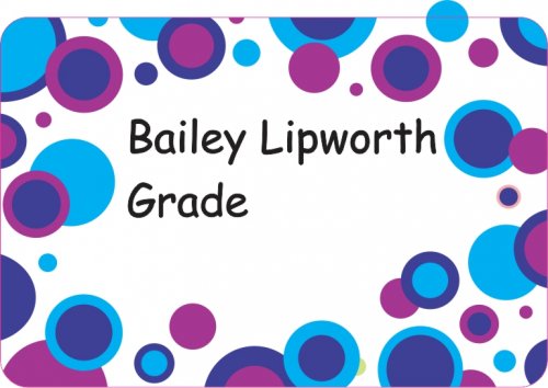 Bubbles blues & purples