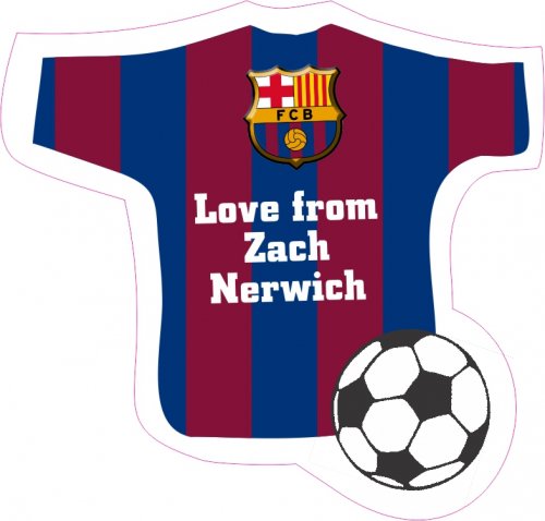 Shirt & ball team Barc stripes