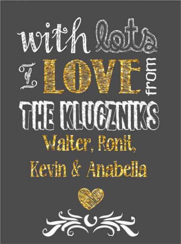 Rectangle gold glitter