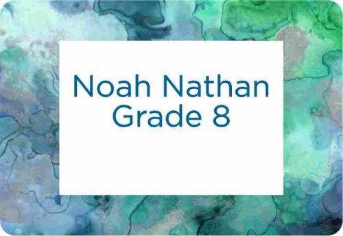 Watercolour blue green