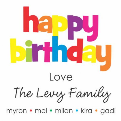 Funky family happy birthday