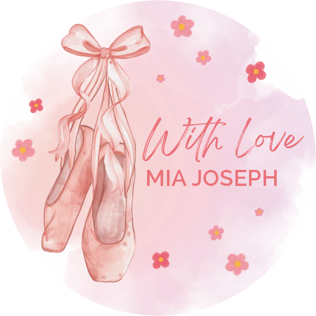 Ballet shoes watercolour