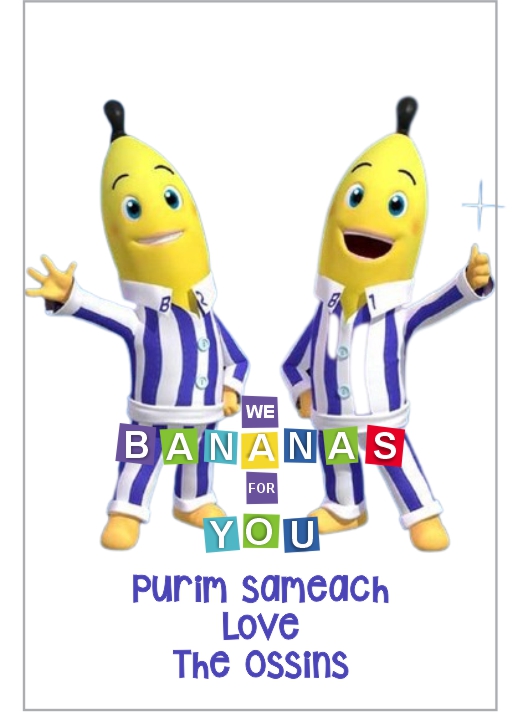 Purim Bananas