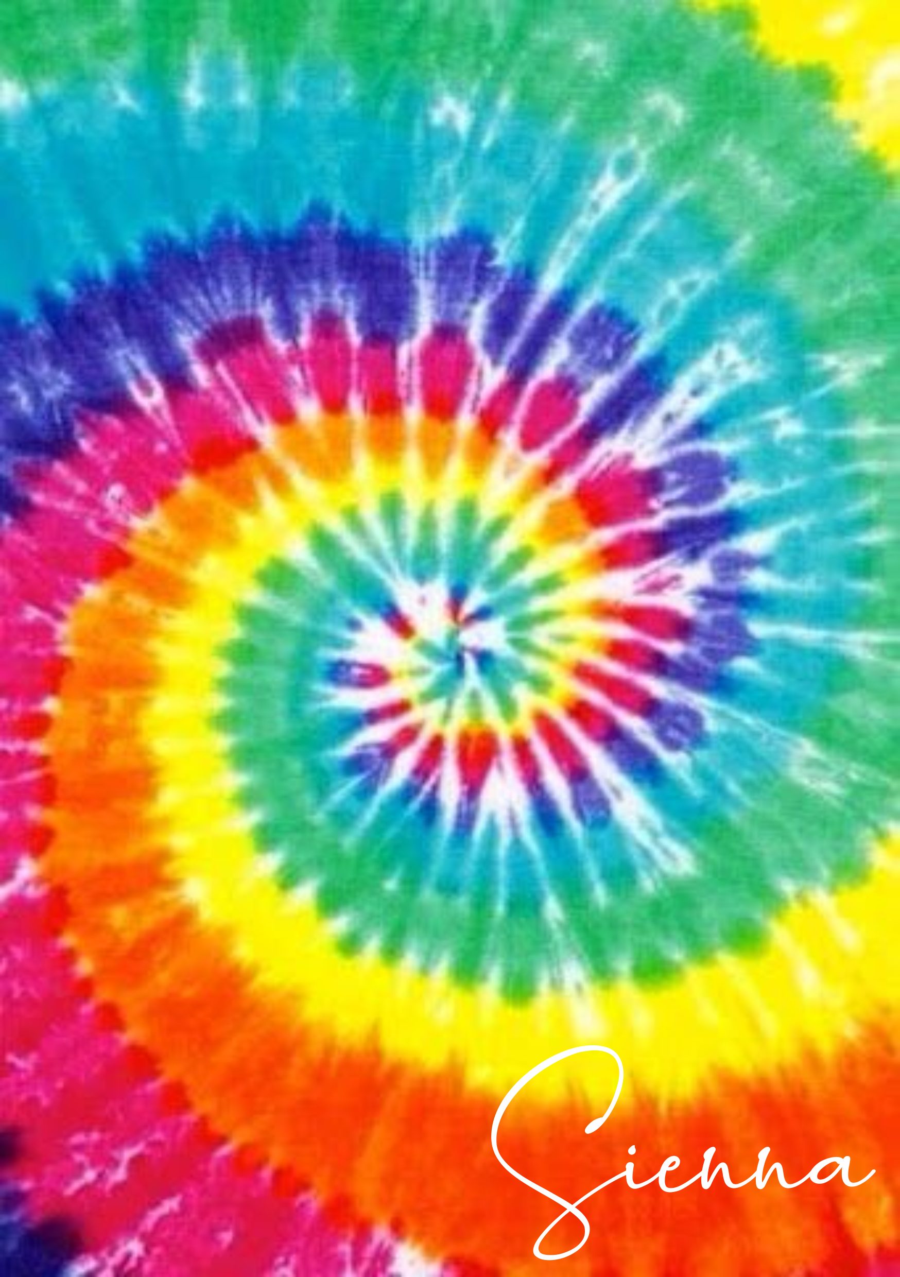 Tie dye bright