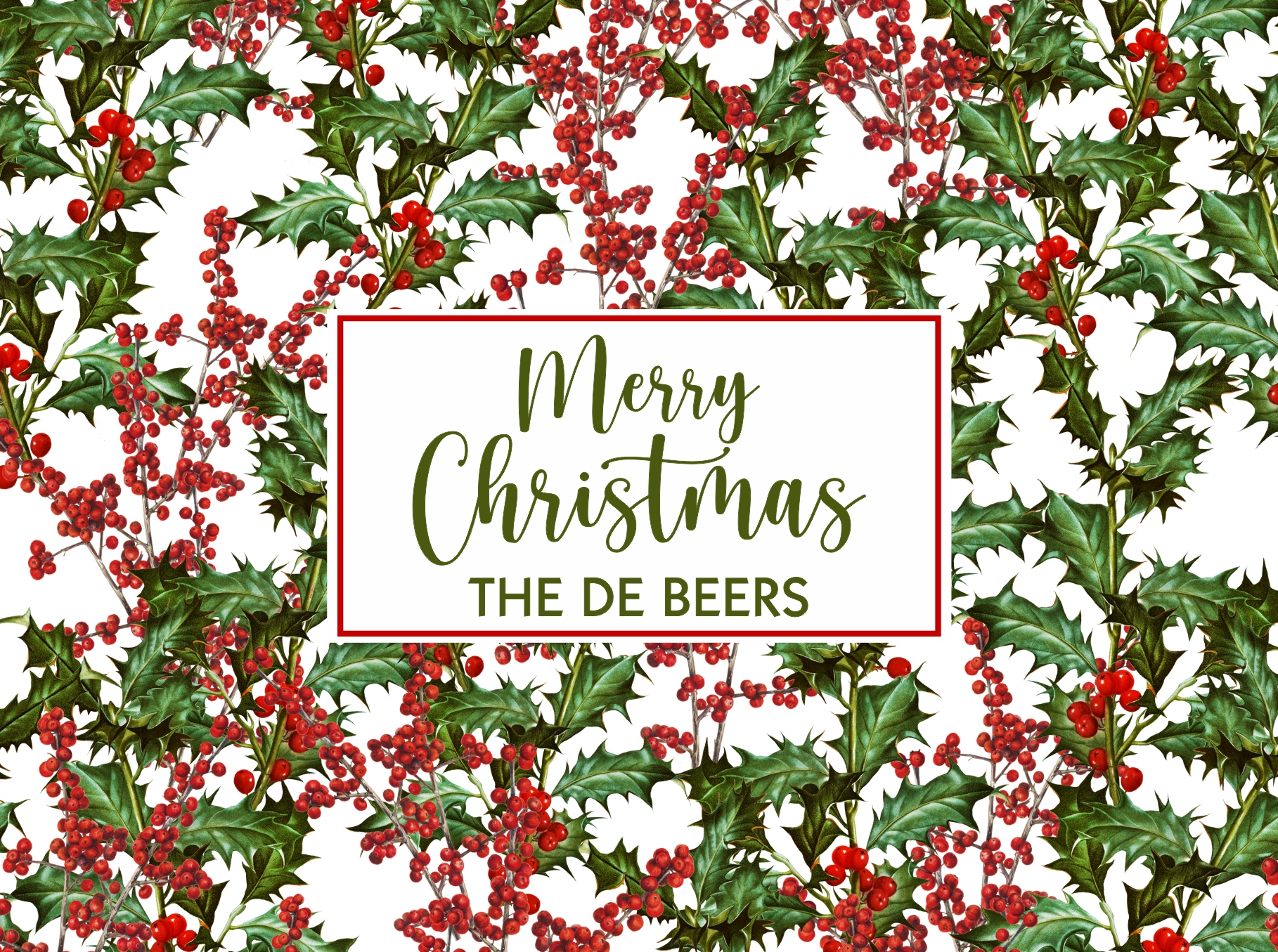 Christmas foliage