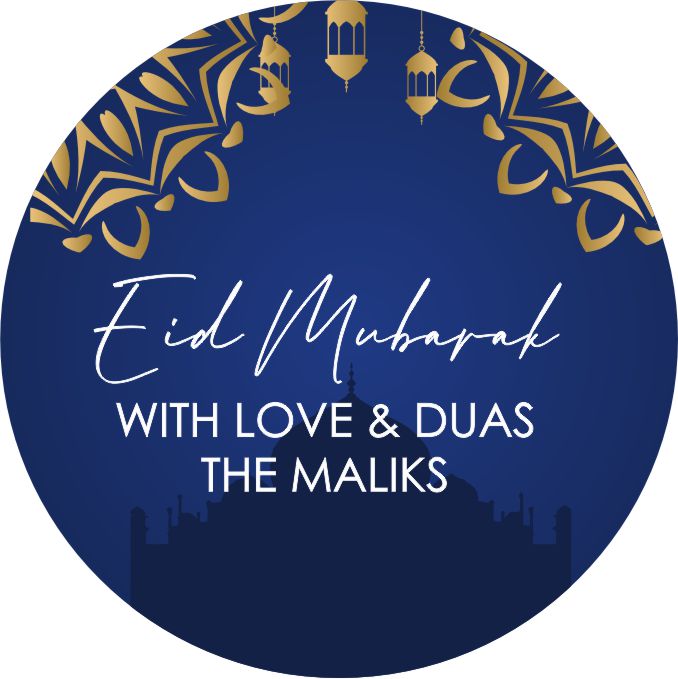 Eid dark blue gold