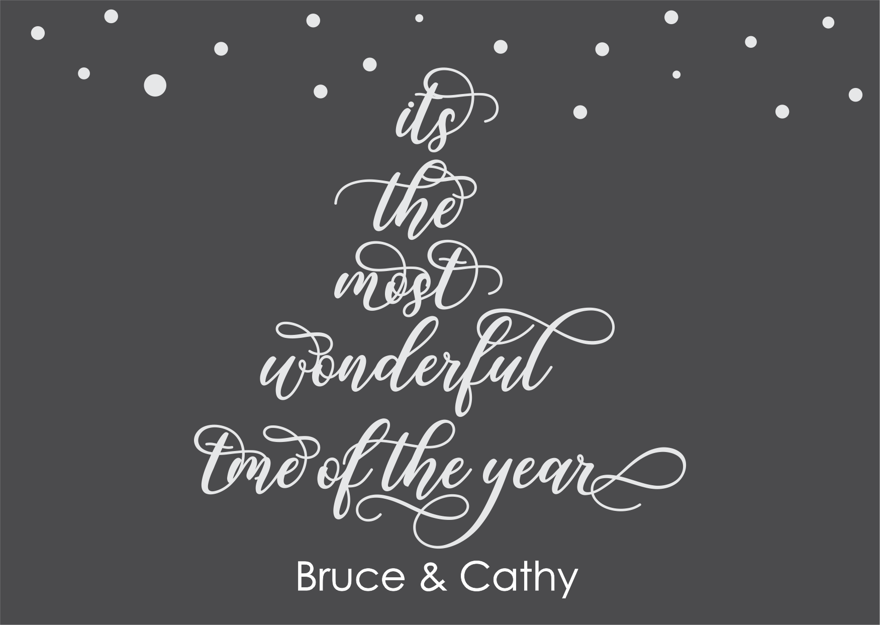 Most wonderful time of the year