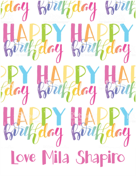 Happy birthday words