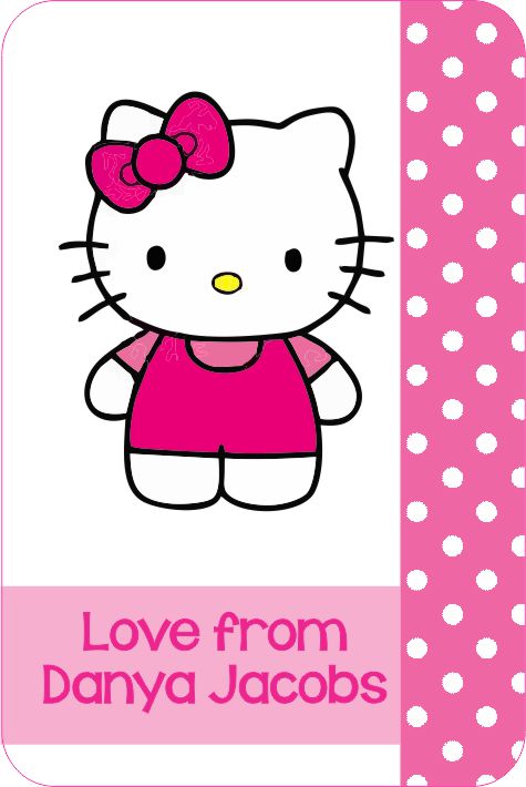 Kitty pink round