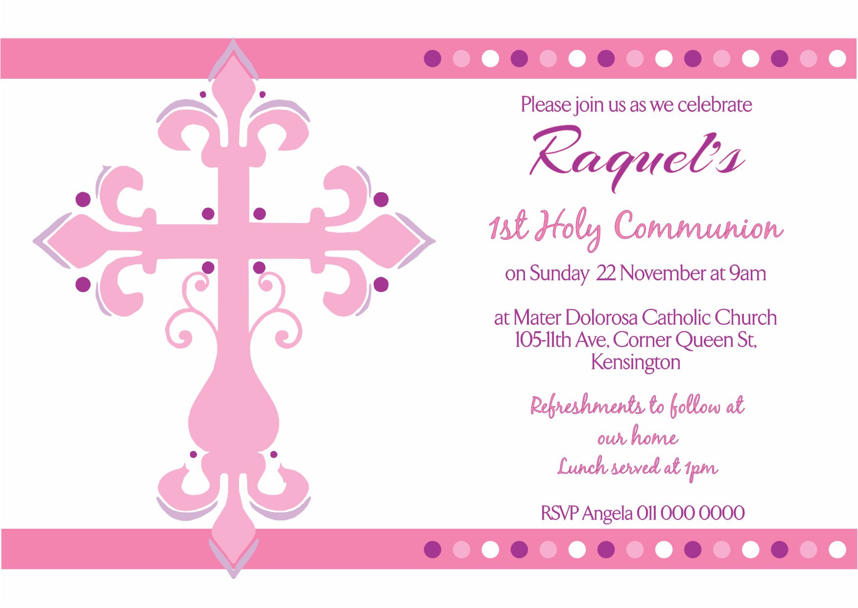 First holy communion