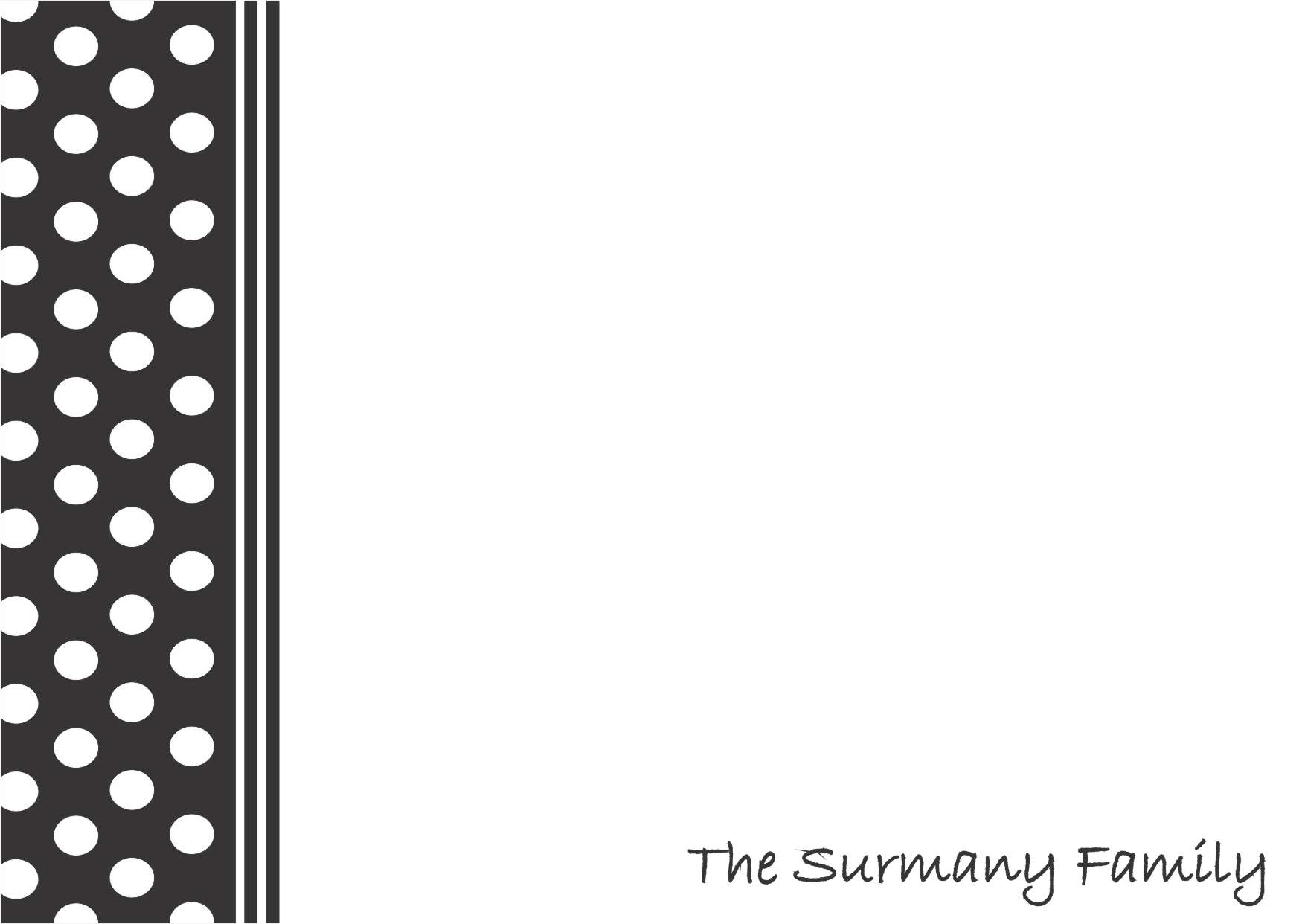 Black & white dots left