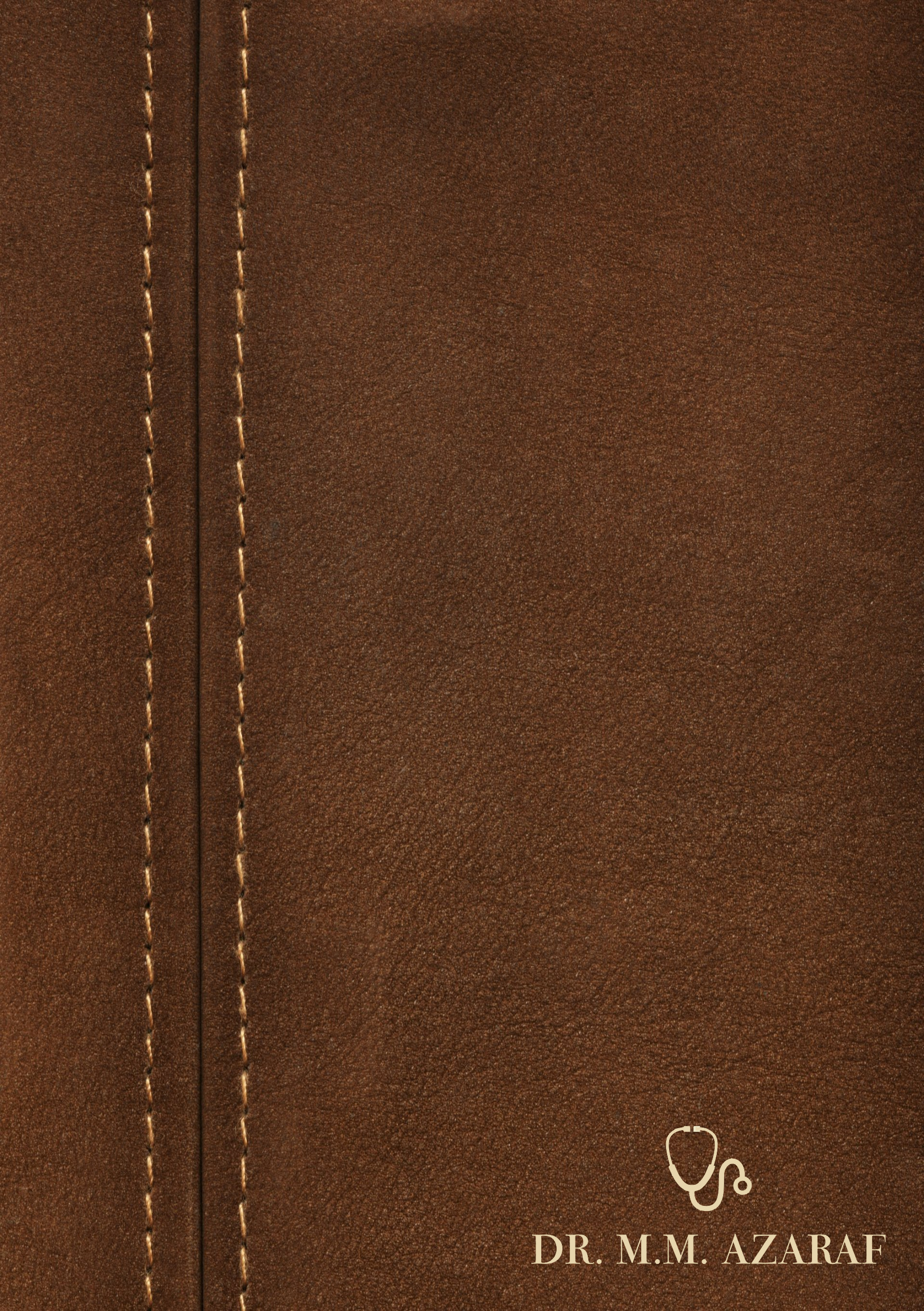 Leather look brown
