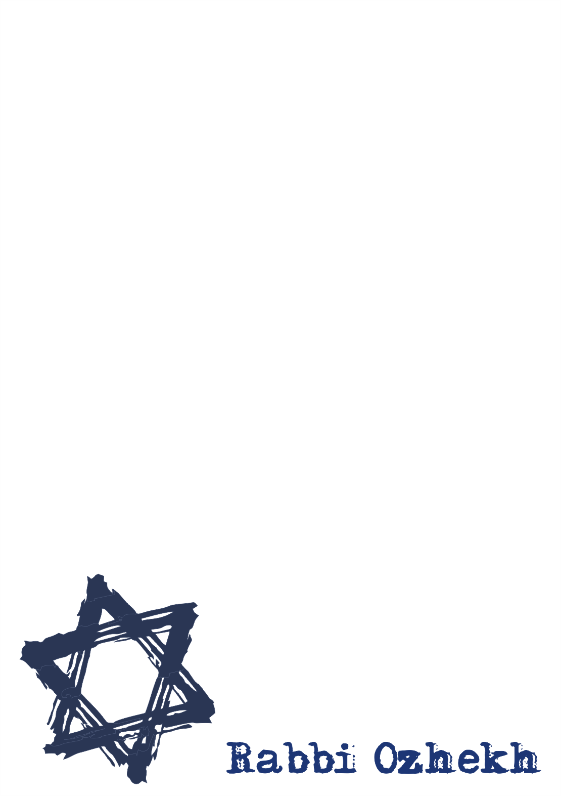 Sketch star of david