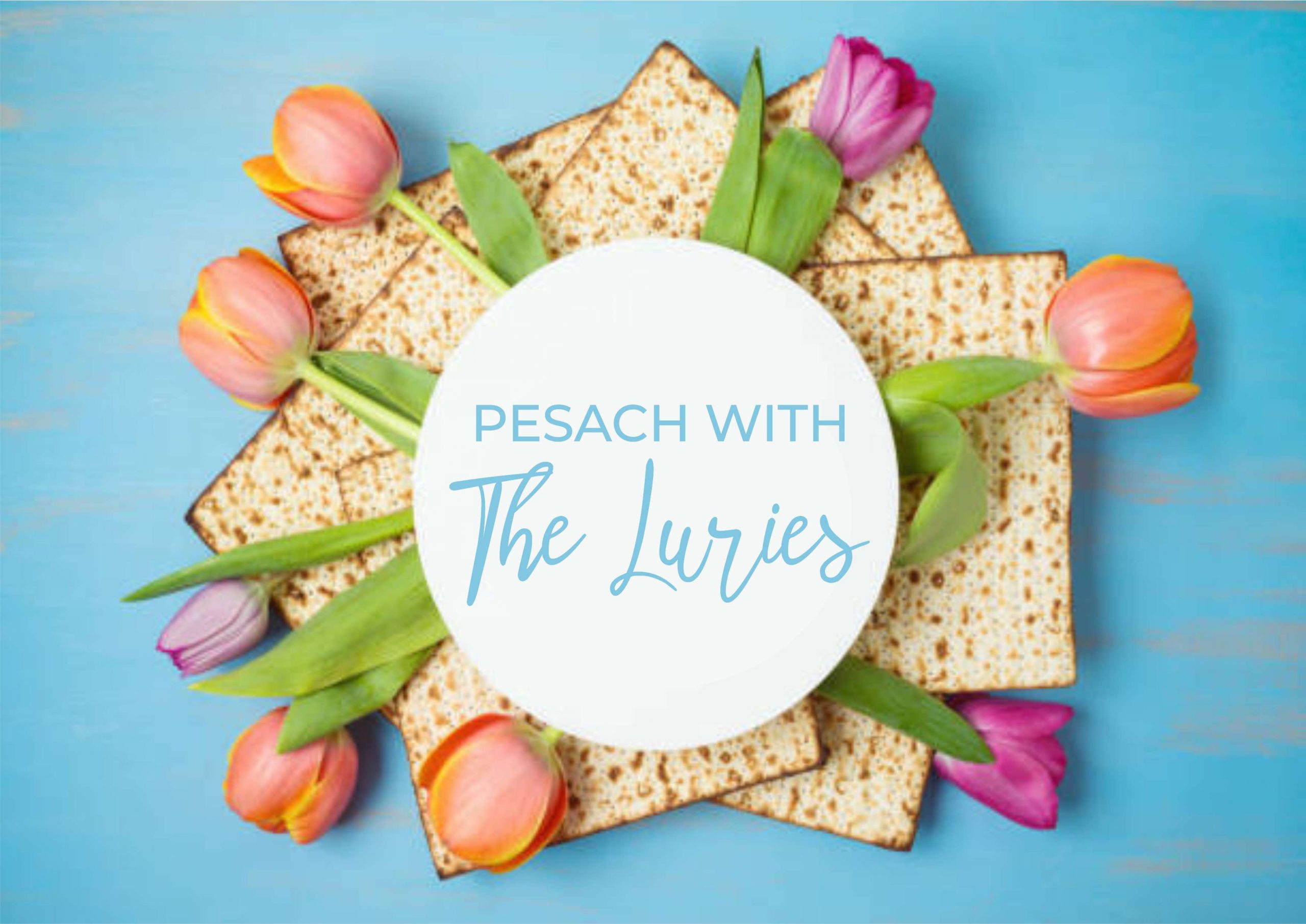 Pesach Matzah & tulips