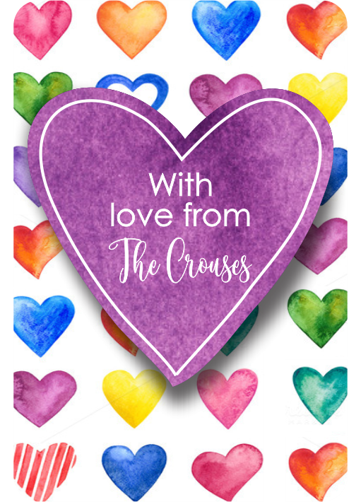 Watercolour hearts heart