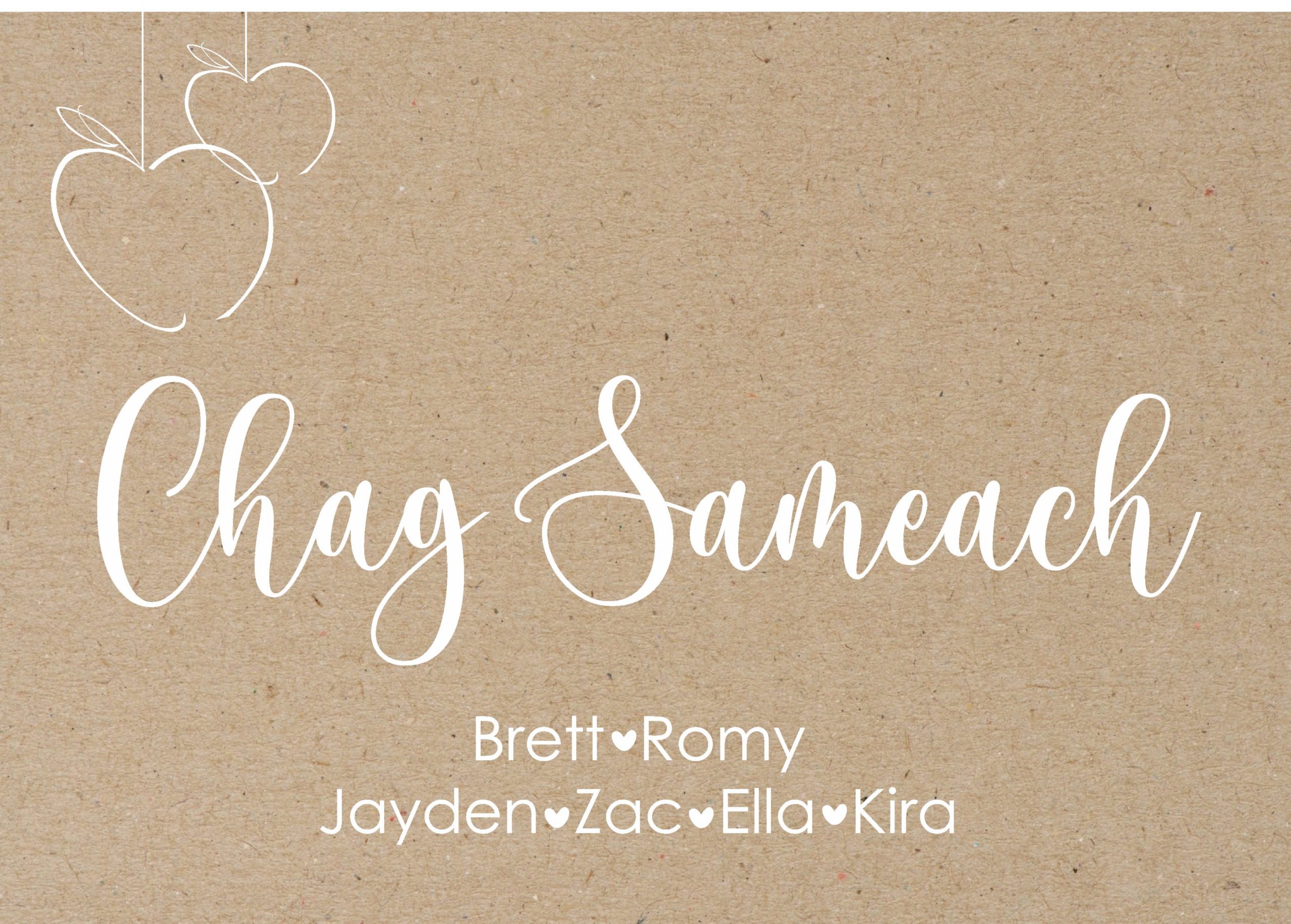 Rosh Hashana Apples on natural