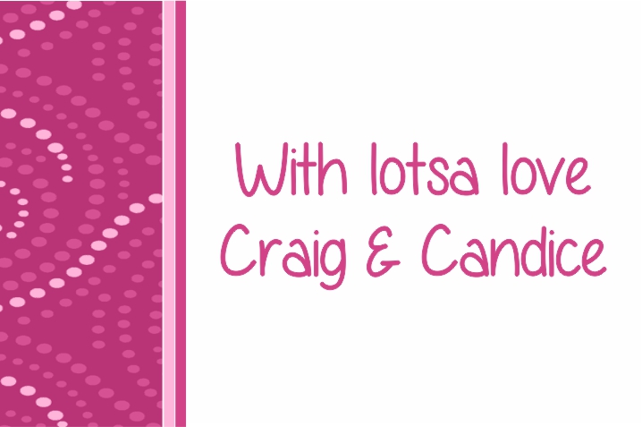 Pink twirl dotty left