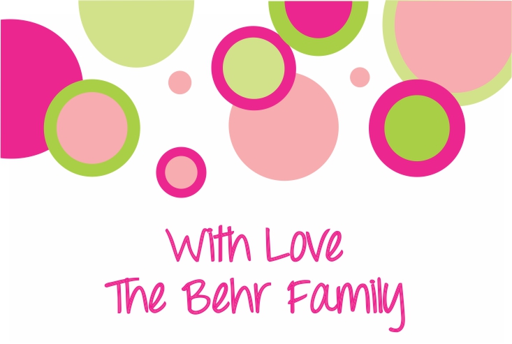 Bubbles pink & green