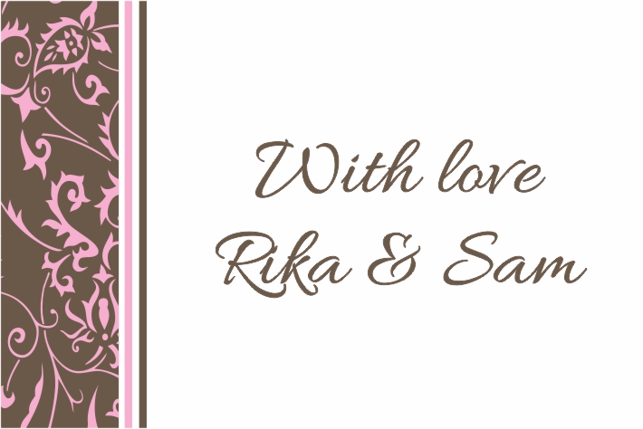 Pink & brown floral 4